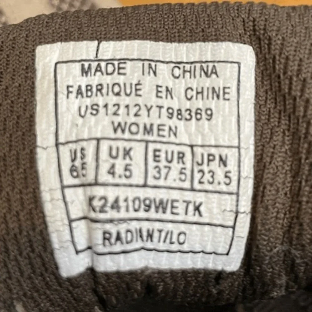 Ryka Radiant Ortholite Nitracel Fitness Walking Shoes Sneakers Brown Tan Leather